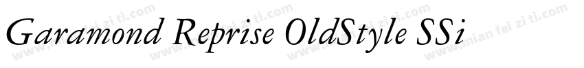 Garamond Reprise OldStyle SSi Bold Small Caps字体转换